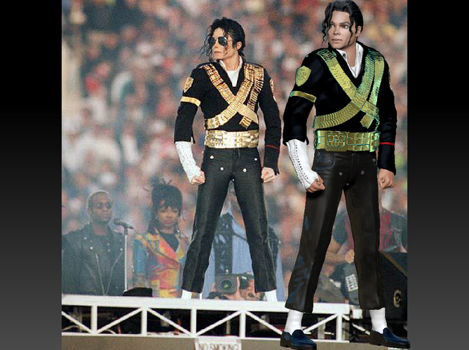 Michael Jackson History Figurine 3D Print 250462