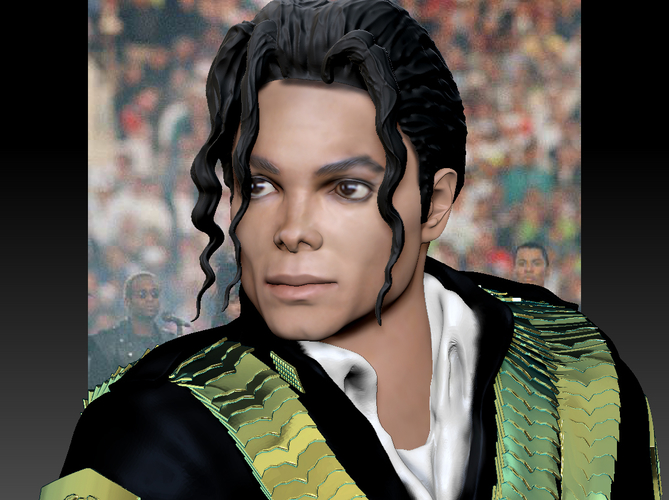 Michael Jackson History Figurine 3D Print 250463