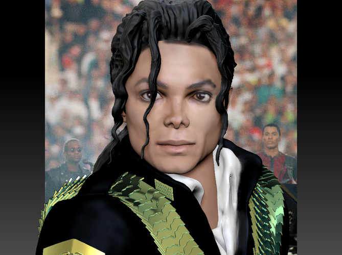 Michael Jackson History Figurine 3D Print 250464
