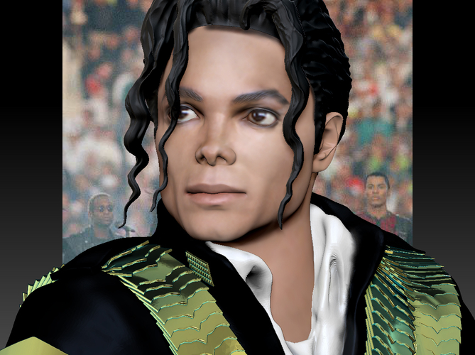 Michael Jackson History Figurine 3D Print 250466