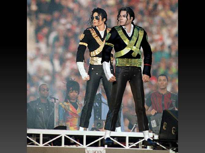 Michael Jackson History Figurine 3D Print 250467