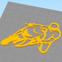 Motorbike racer wall decoration  - Thumbnail 2
