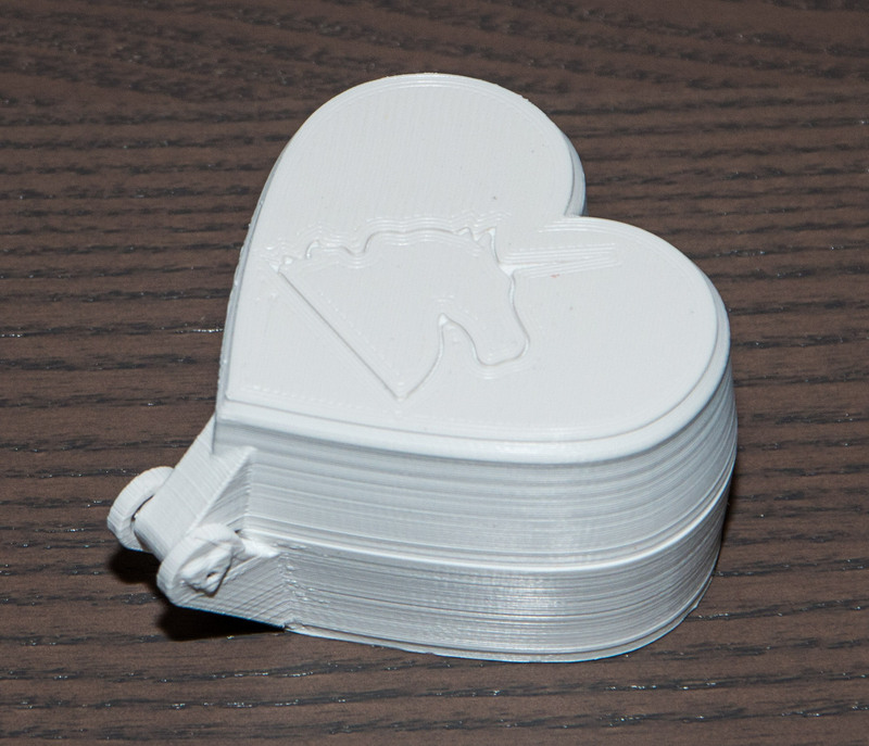 Small self-hinged jewelry box