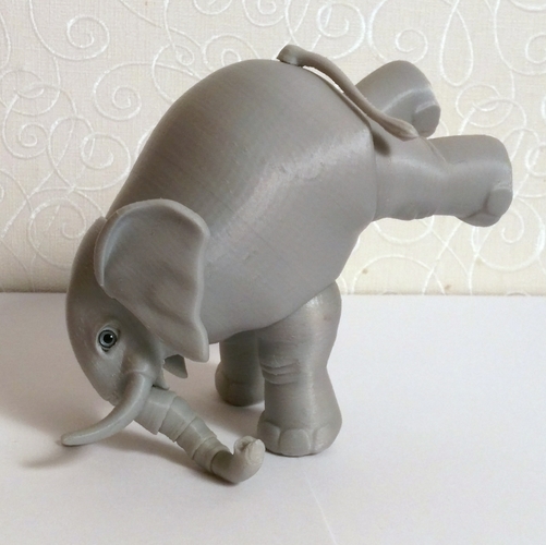 3D Printed Elephant BJD by leykina.ea | Pinshape