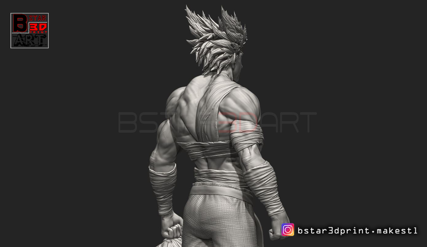 ​Garou - One punch Man - Fan Art - Realistic Version 3D Print 250544