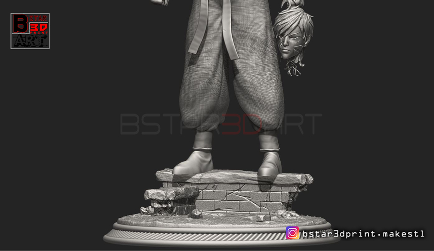 ​Garou - One punch Man - Fan Art - Realistic Version 3D Print 250546