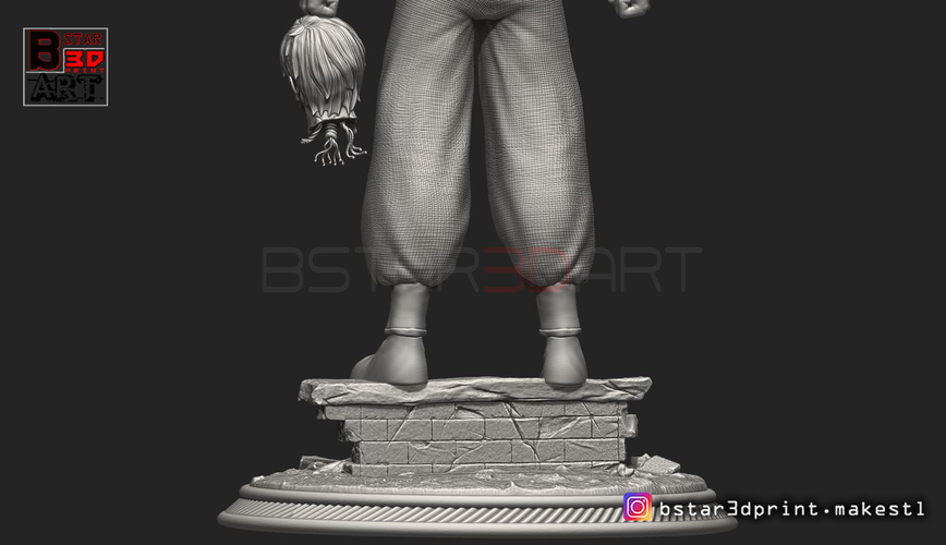 ​Garou - One punch Man - Fan Art - Realistic Version 3D Print 250547