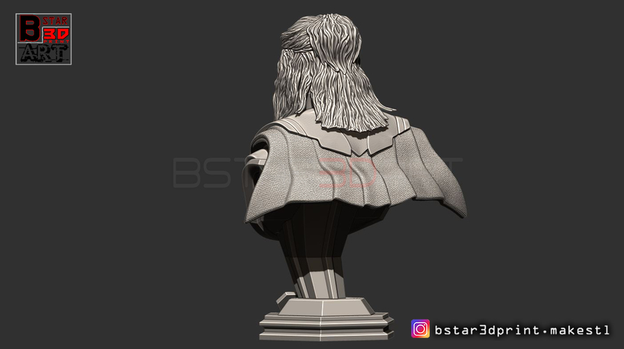 Thor Bust Avenger bust - 2 Heads - Infinity war - Endgame  3D Print 250581