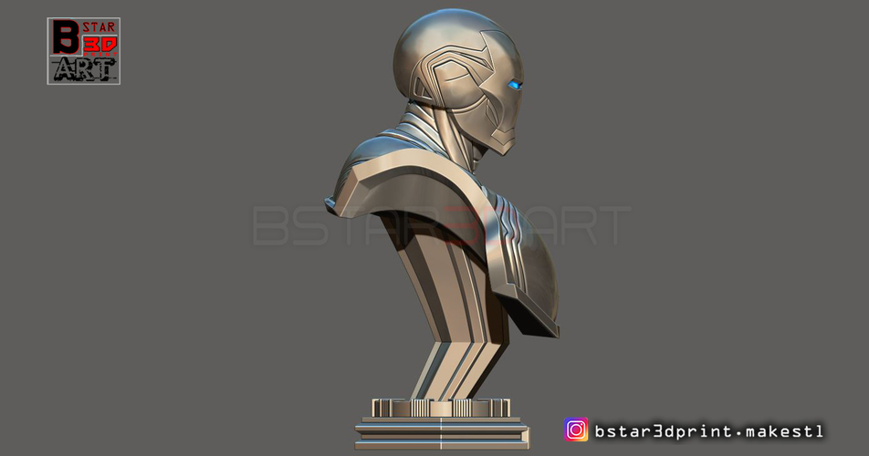 Ironman Mark 85 Bust - Infinity war Endgame - from Marvel 3D Print 250621