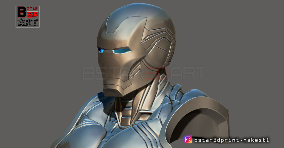 Ironman Mark 85 Bust - Infinity war Endgame - from Marvel 3D Print 250626