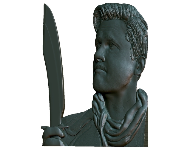 Portrait bas-relief 3D Print 250858