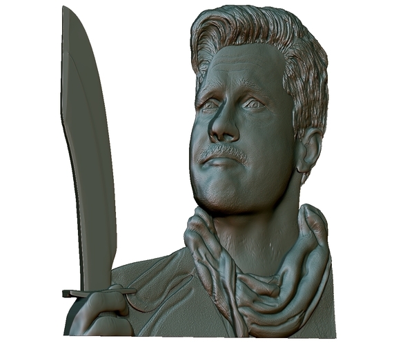 Portrait bas-relief 3D Print 250860