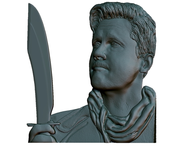 Portrait bas-relief 3D Print 250862