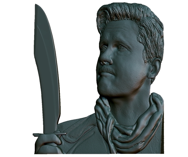 Portrait bas-relief 3D Print 250863