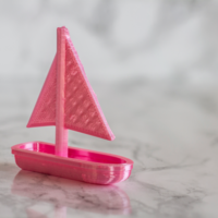 Small Sail Boat 3D Printing 250905
