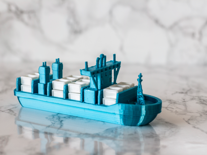 Container Ship 3D Print 250910