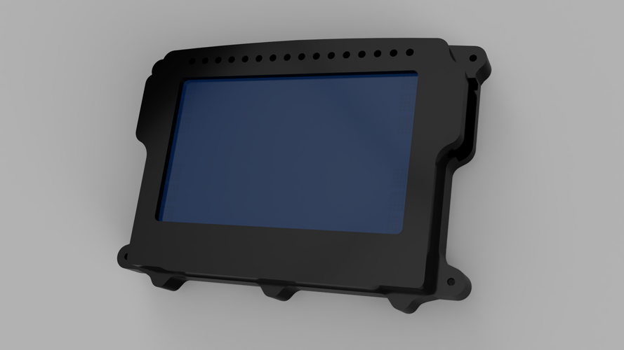 McLaren PCU-8D Replica enclosure for 5" HDMI LCD 3D Print 250915