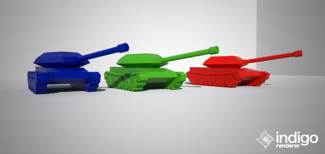 Tiny Tank 3D Print 25093