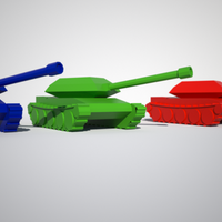 Small Tiny Tank 3D Printing 25093