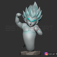 Small Goten KS Ghost version 02 from Dragon Ball Z 3D Printing 251067