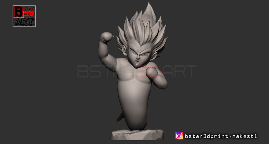 Goten KS Ghost version 02 from Dragon Ball Z 3D Print 251073