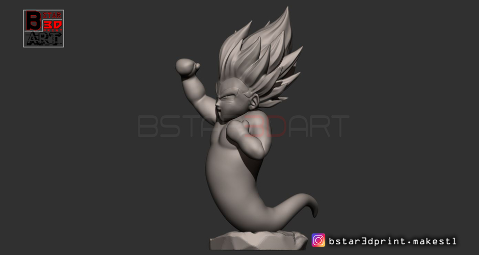 Goten KS Ghost version 02 from Dragon Ball Z 3D Print 251074