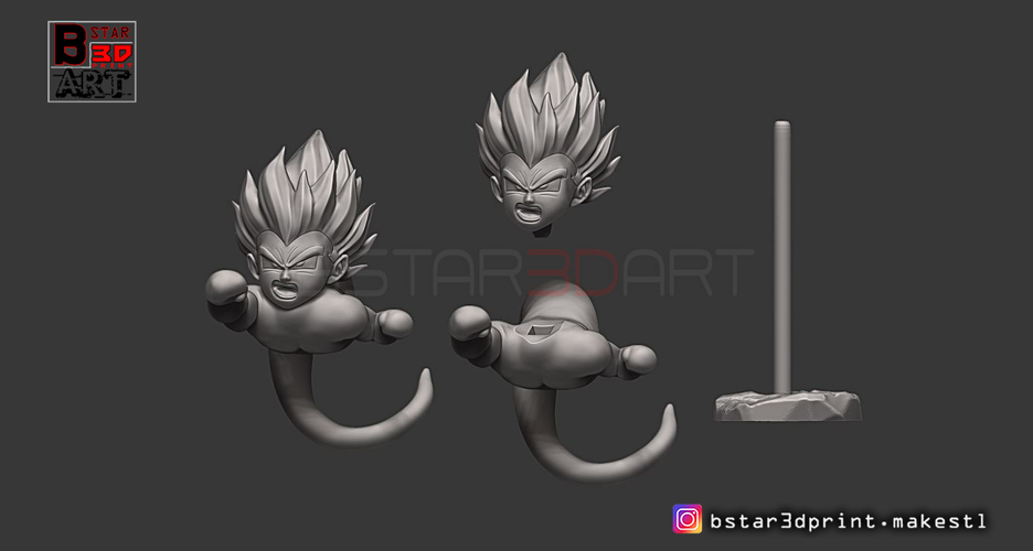 GotenKS Ghost version 01 from Dragon Ball Z 3D Print 251132