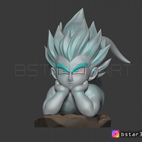 Small GotenKS Ghost version 03 from Dragon Ball Z 3D Printing 251145