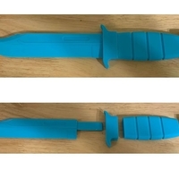 Small Anti-Sensei Knife - Assassination Classroom 3D Printing 251168