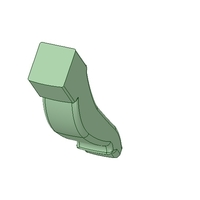 real furniture leg for3d printing and cnc production - Thumbnail 3