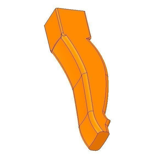 real furniture leg for3d printing and cnc production 3D Print 251230