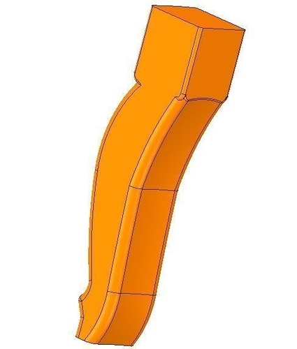 real furniture leg for3d printing and cnc production 3D Print 251231