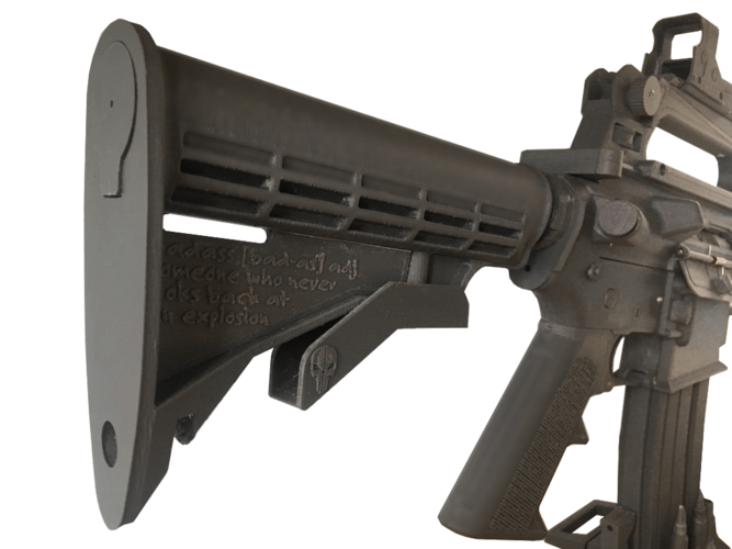 M4A1 AR15 CQBR 3D Print 251244