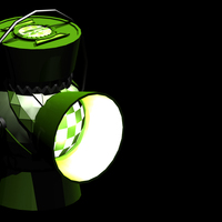 Small Green Lantern 3D Printing 25125