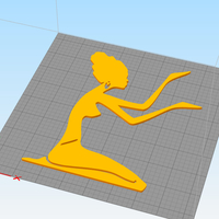 African woman wall decoration - Thumbnail 1