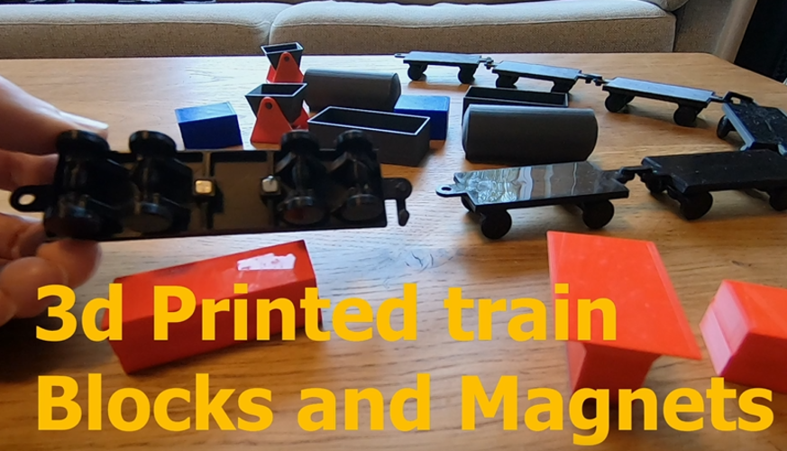 Model train - Building blocsk - Magnets 3D Print 251293