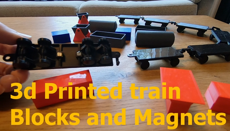 Model train - Building blocsk - Magnets