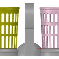 brush holder comb standTooth ToothBrush pen 3D print model - Thumbnail 11