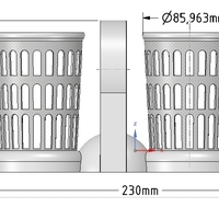 brush holder comb standTooth ToothBrush pen 3D print model - Thumbnail 15
