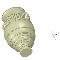 amphora cup vessel for dust - Thumbnail 2
