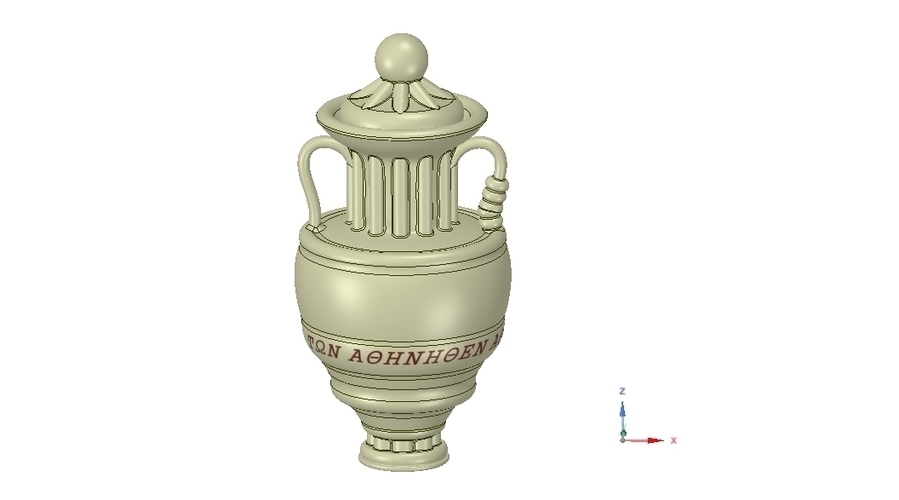 amphora cup vessel for dust 3D Print 251354