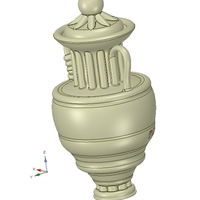 amphora cup vessel for dust - Thumbnail 18