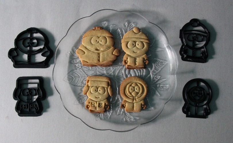 South Park Cookie Cutters 3D Print 25140