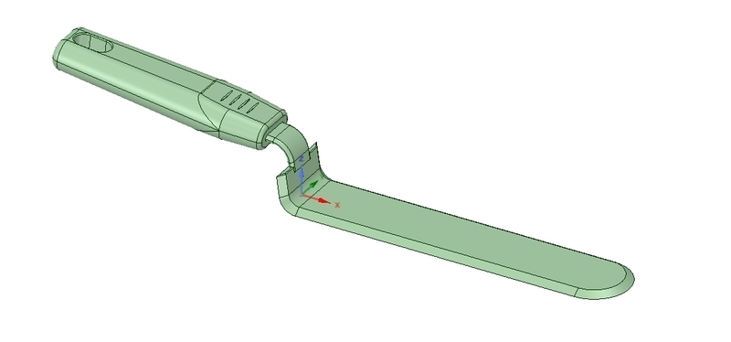 kitchen spatula for real 3D printing 