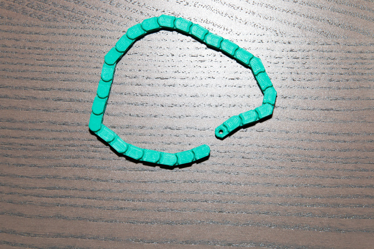 Self-hinged bracelet 3D Print 25144