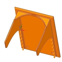 CROSSBOW mount bow and arrow holder suspension 3d print - Thumbnail 7
