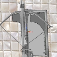 CROSSBOW mount bow and arrow holder suspension 3d print - Thumbnail 12