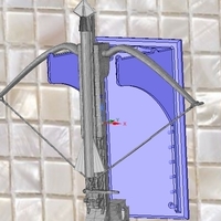 CROSSBOW mount bow and arrow holder suspension 3d print - Thumbnail 13