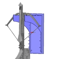 CROSSBOW mount bow and arrow holder suspension 3d print - Thumbnail 16