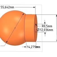 door knob 3D model ready printing and cnc-made - Thumbnail 5